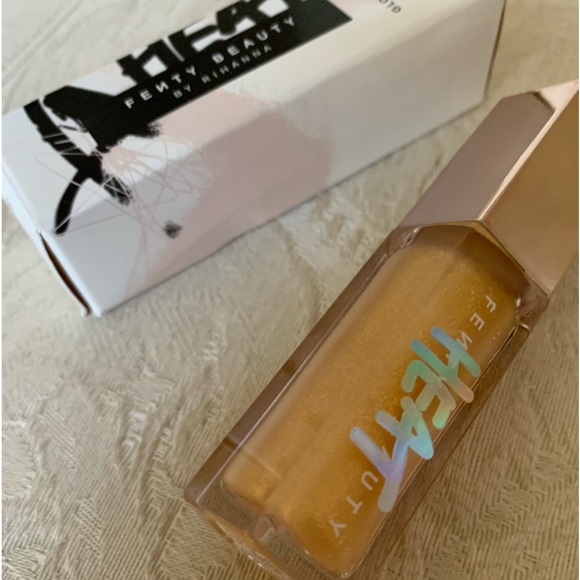 Fenty Beauty Gloss Bomb Heat Plumping Lipgloss Lemon Lava BNIB - Picture 9 of 9